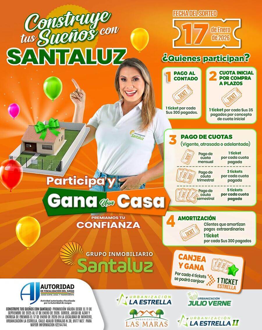 Sorteo Casa Santaluz